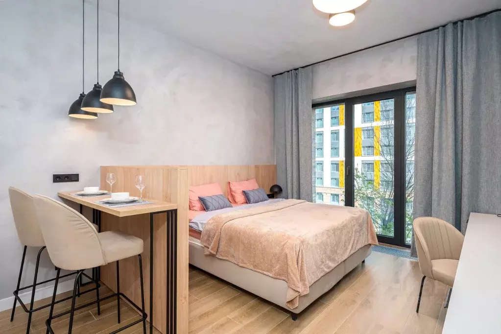 Студия Санкт-Петербург наб. Макарова, 58 (33.0 м) - Фото 0