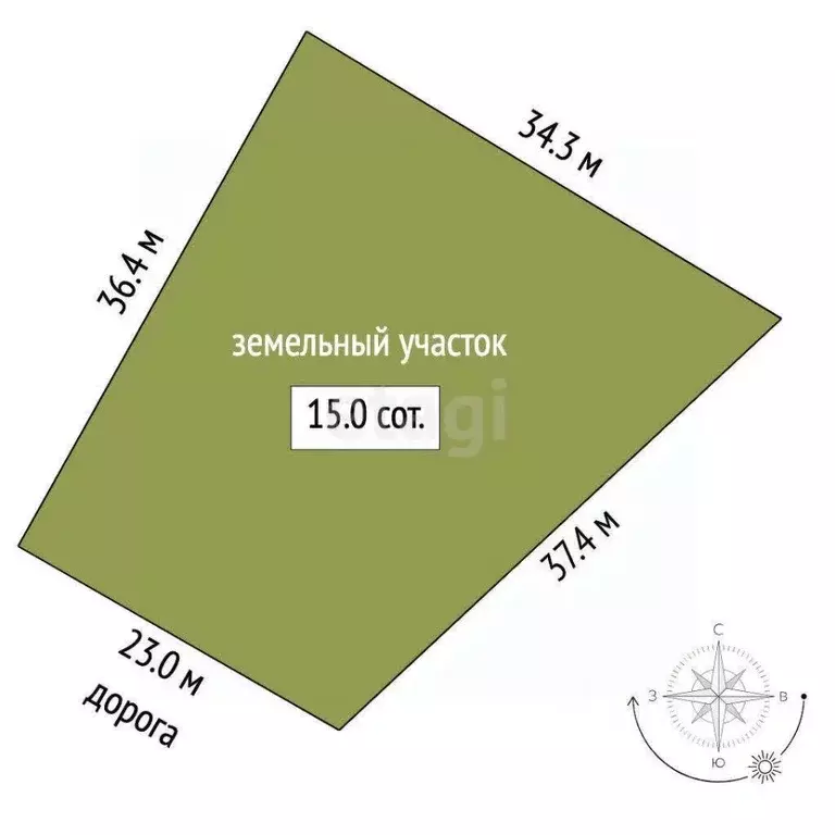 Участок в Свердловская область, Белоярский муниципальный округ, Колос ... - Фото 2