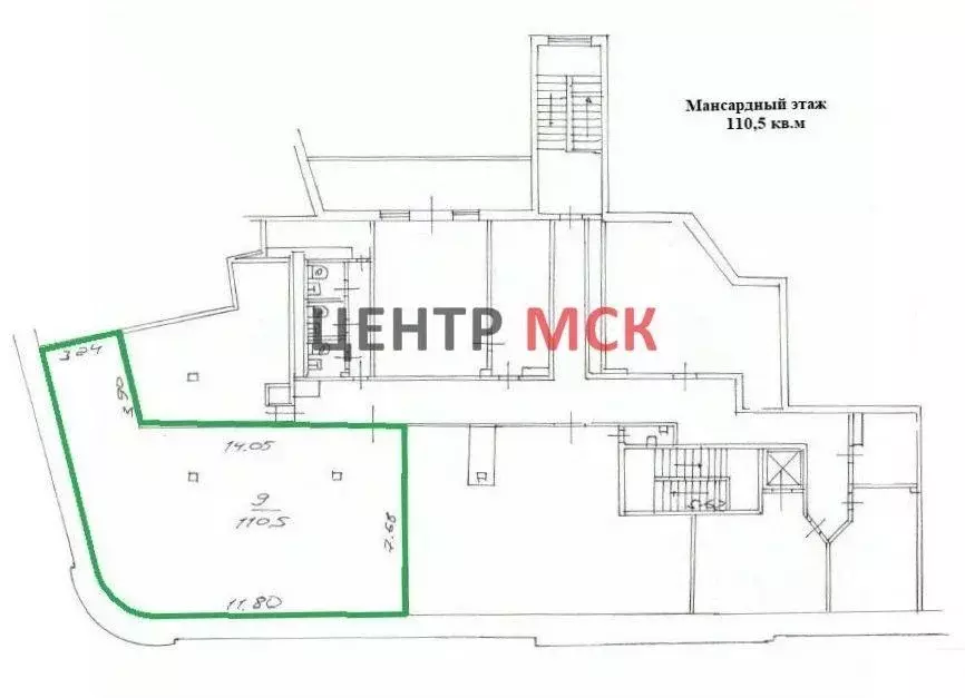 Офис в Москва Старая Басманная ул., 38/2С1 (111 м) - Фото 1