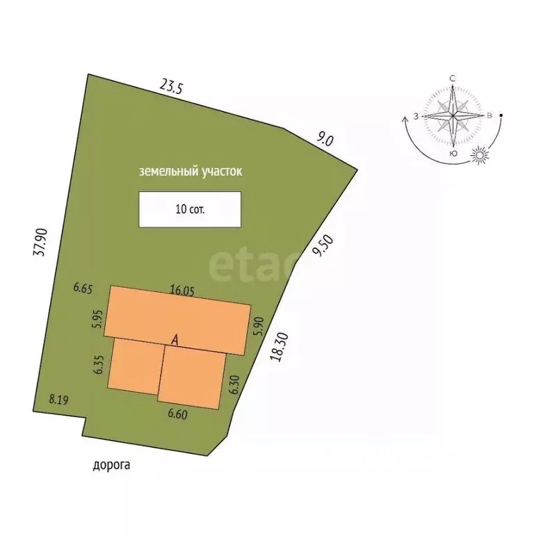 Дом в Калининградская область, Светлогорск ул. Маяковского, 16 (668 м) - Фото 2
