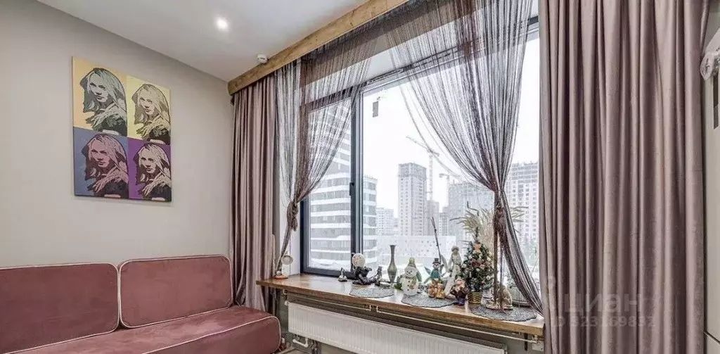 Студия Москва проезд Невельского, 3к2 (32.0 м) - Фото 2