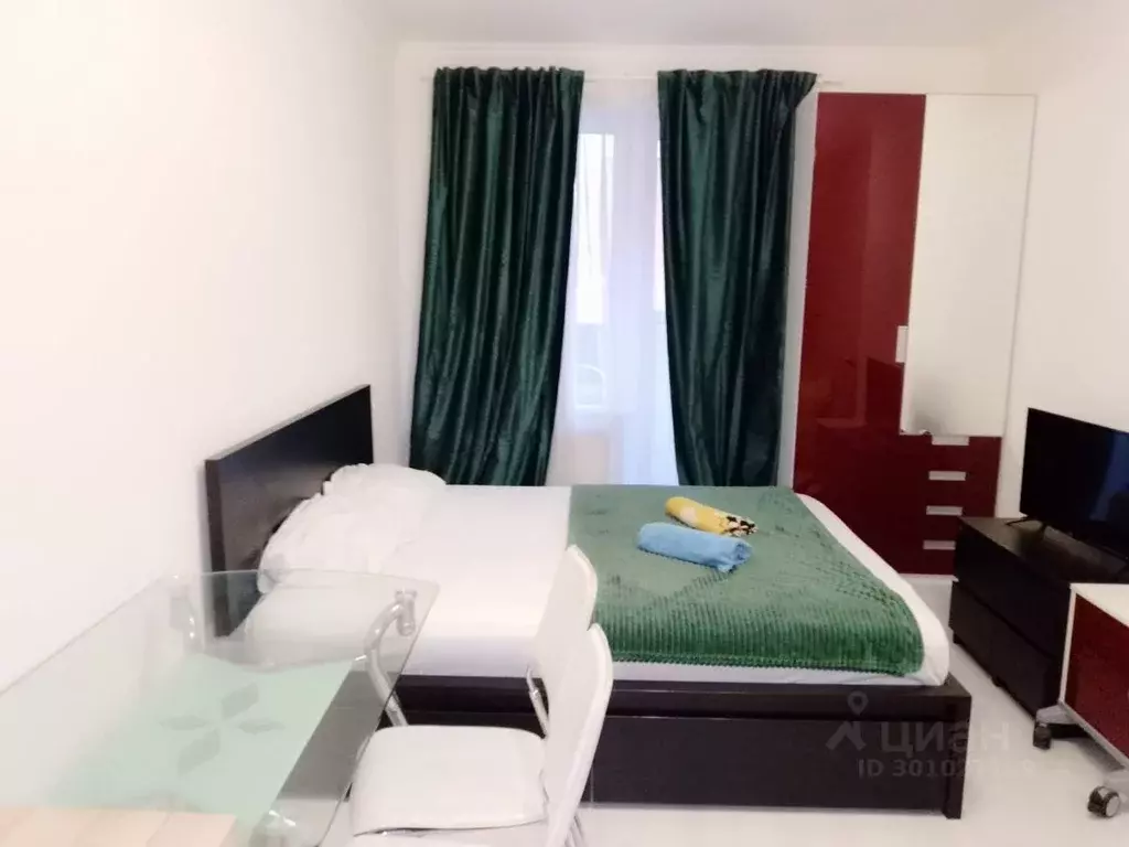 Студия Санкт-Петербург ул. Руднева, 16 (32.0 м) - Фото 1