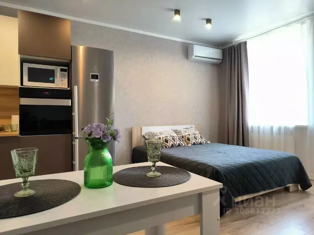 Студия Тюменская область, Тюмень ул. Тимофея Чаркова, 79к2 (32.0 м) - Фото 1