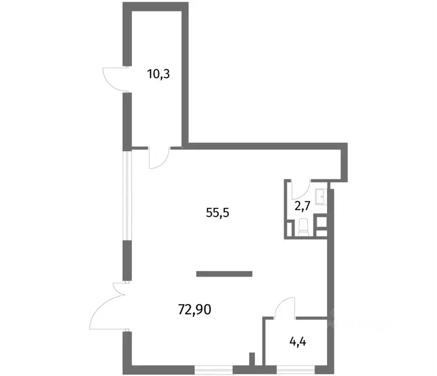 Помещение свободного назначения в Калининградская область, Гурьевск ... - Фото 2