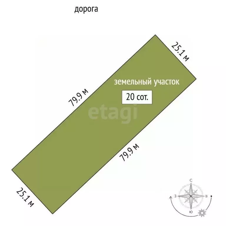 Участок в Челябинская область, Аргаяшский муниципальный округ, с. ... - Фото 1