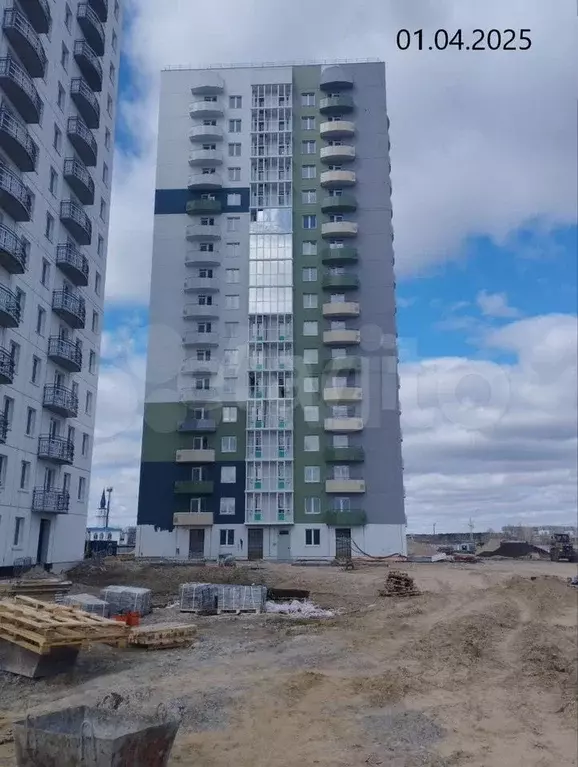 2-к. квартира, 41,2 м, 3/16 эт. - Фото 1