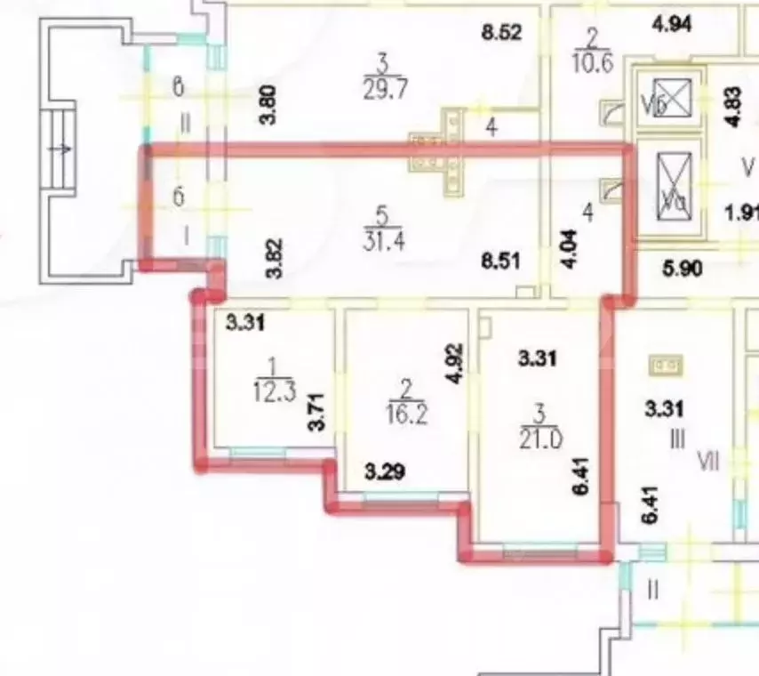 Помещение свободного назначения в Москва Тарутинская ул., 4к2 (90 м) - Фото 2