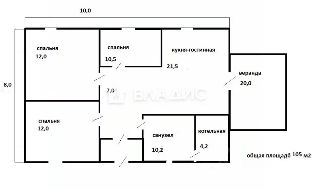 Дом в Пензенская область, Пенза проезд 5-й Черниговский (105 м) - Фото 1