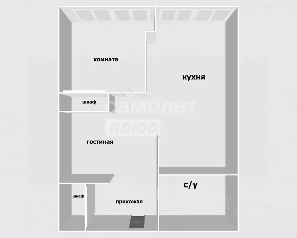 1-к кв. Приморский край, Владивосток просп. 100-летия Владивостока, ... - Фото 2