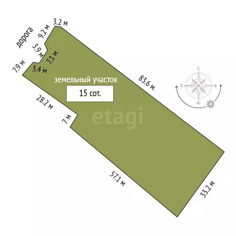 Дом в село Биклянь, улица Магариф (95 м) - Фото 1