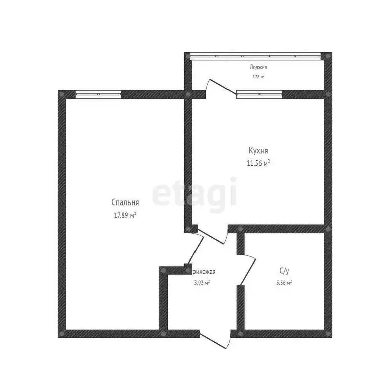 1-комнатная квартира: Краснодар, улица Героя А.А. Аверкиева, 38 (36 м) - Фото 0