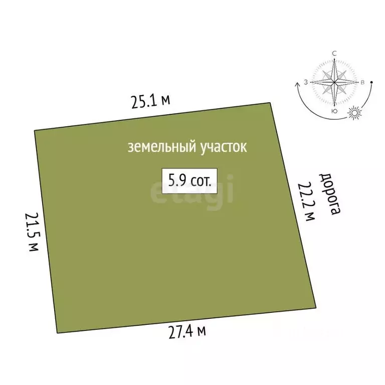 Участок в Краснодарский край, Темрюкский район, Новотаманское с/пос, ... - Фото 2