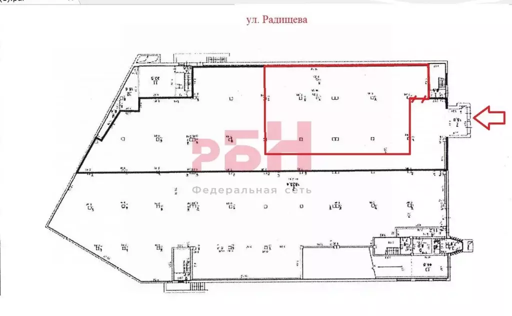Склад в Свердловская область, Екатеринбург ул. Радищева, 55А (400 м) - Фото 1