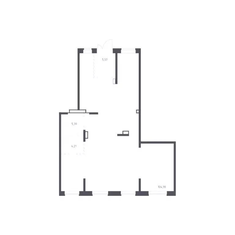 Помещение свободного назначения (120.15 м) - Фото 1