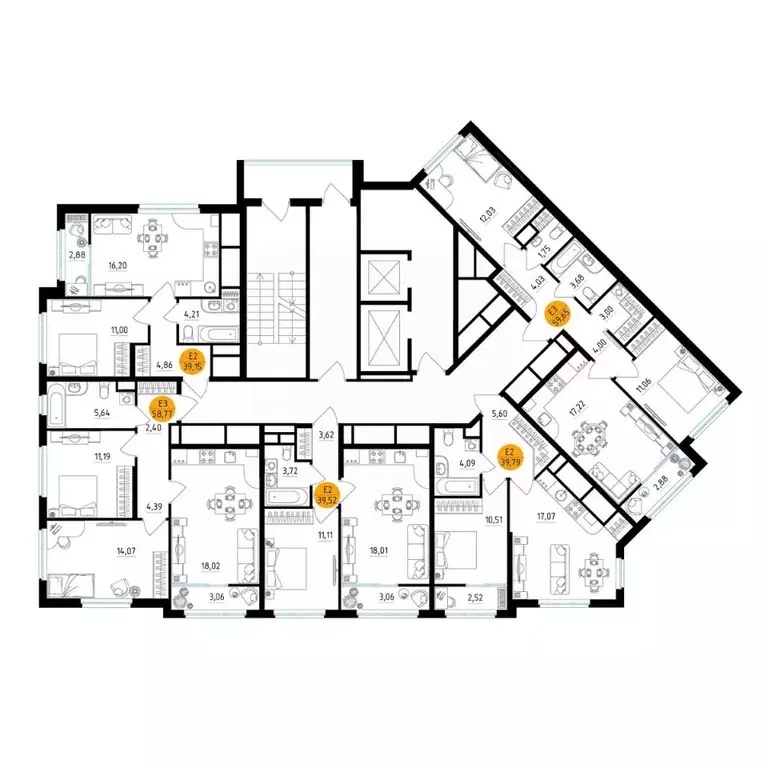 1-к кв. Рязанская область, Рязань ул. Земнухова (39.79 м) - Фото 1