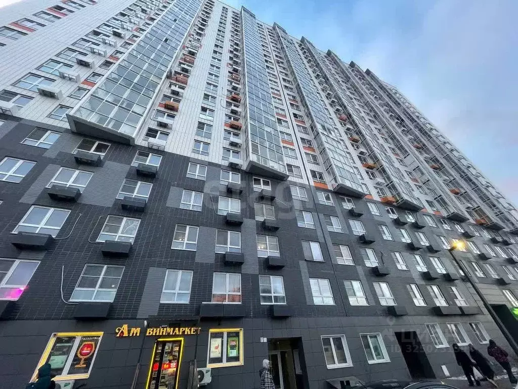 Студия Московская область, Люберцы ул. Юности, 13к1 (24.3 м) - Фото 1