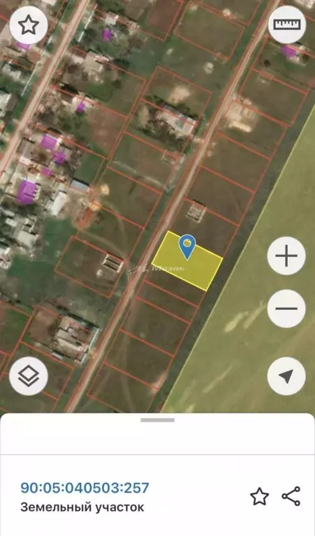 Участок в Крым, Красногвардейский район, Амурское с/пос, с. ... - Фото 1