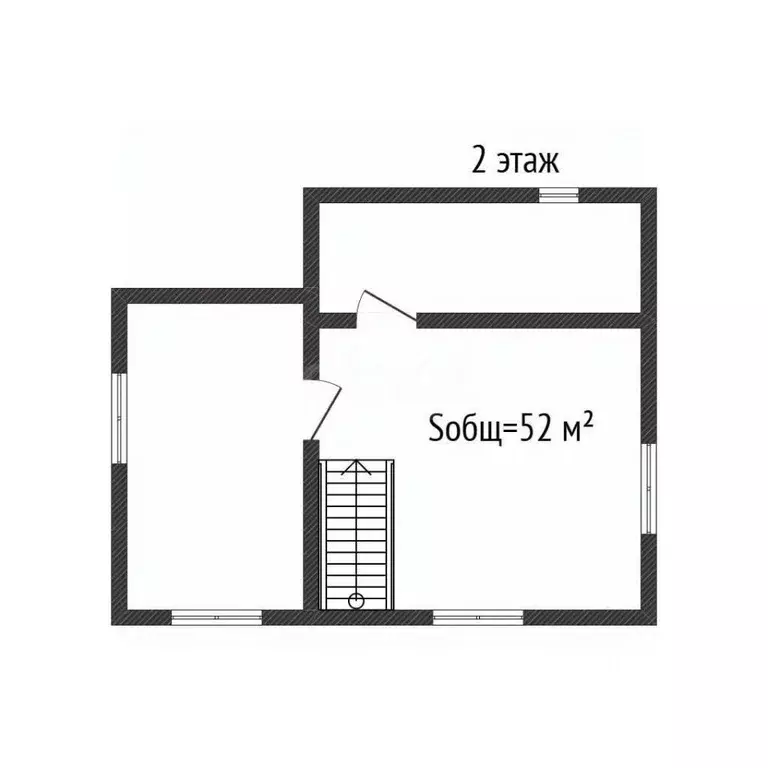 Дом в Брянская область, Унеча Аэродром кп, ул. Отрадная (117 м) - Фото 0