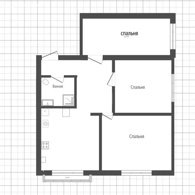 3-комнатная квартира: Ульяновск, улица Кирова, 25 (76 м) - Фото 2