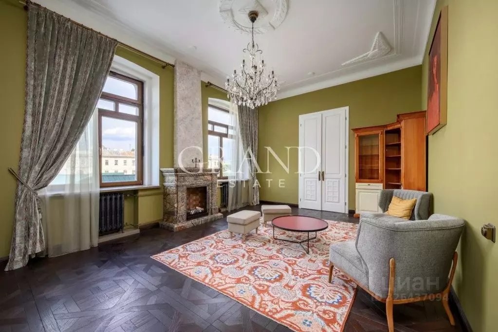 5-к кв. Москва Чистопрудный бул., 14С3 (178.0 м) - Фото 1