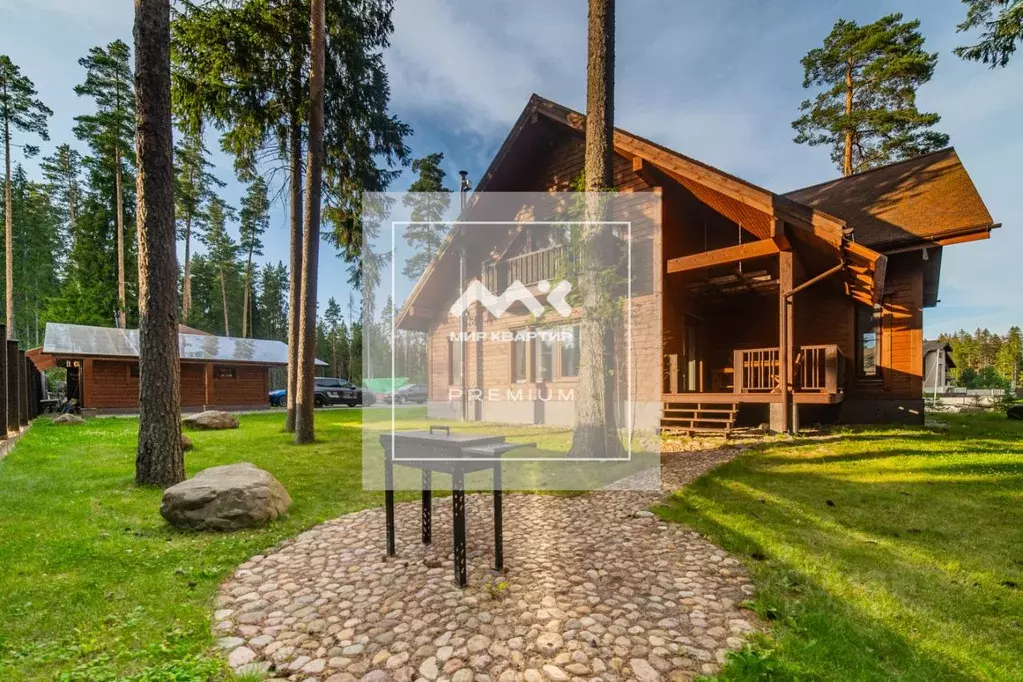 Коттедж в Ленинградская область, Выборгский район, Рощино пгт ул. ... - Фото 1