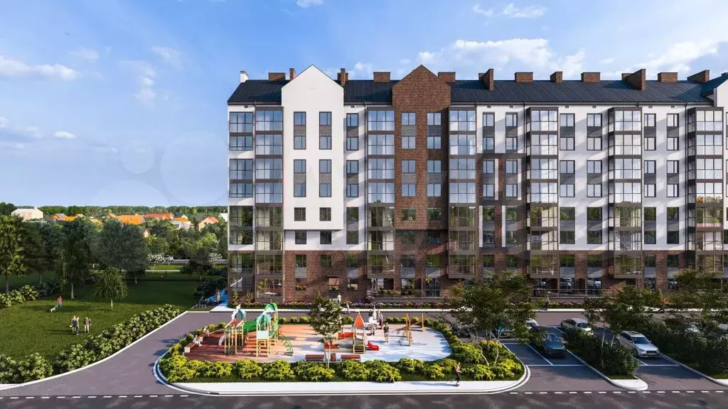 3-к. квартира, 77 м, 6/8 эт. - Фото 1