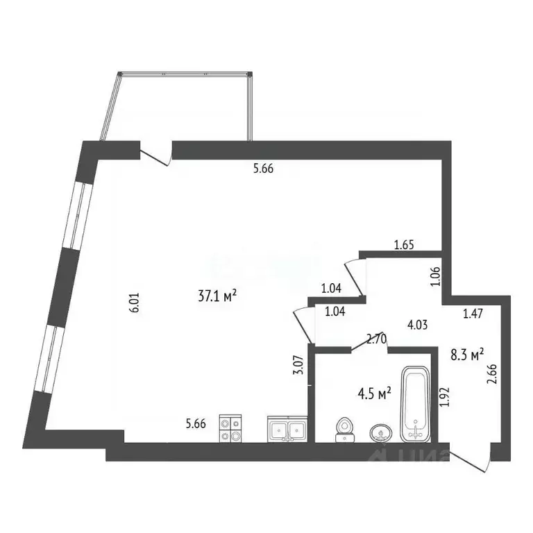 Студия Удмуртия, Ижевск Удмуртская ул., 153 (49.9 м) - Фото 2