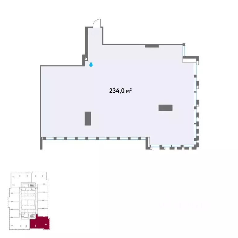 Офис в Москва Кинематографический кв-л,  (234 м) - Фото 2