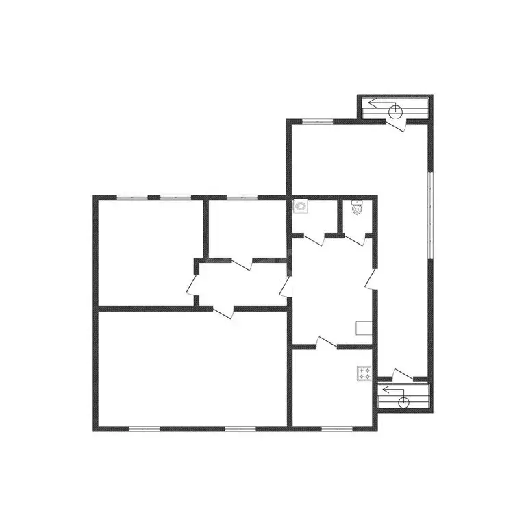 Дом в село Светлоозерское, Советский переулок (100.4 м) - Фото 2