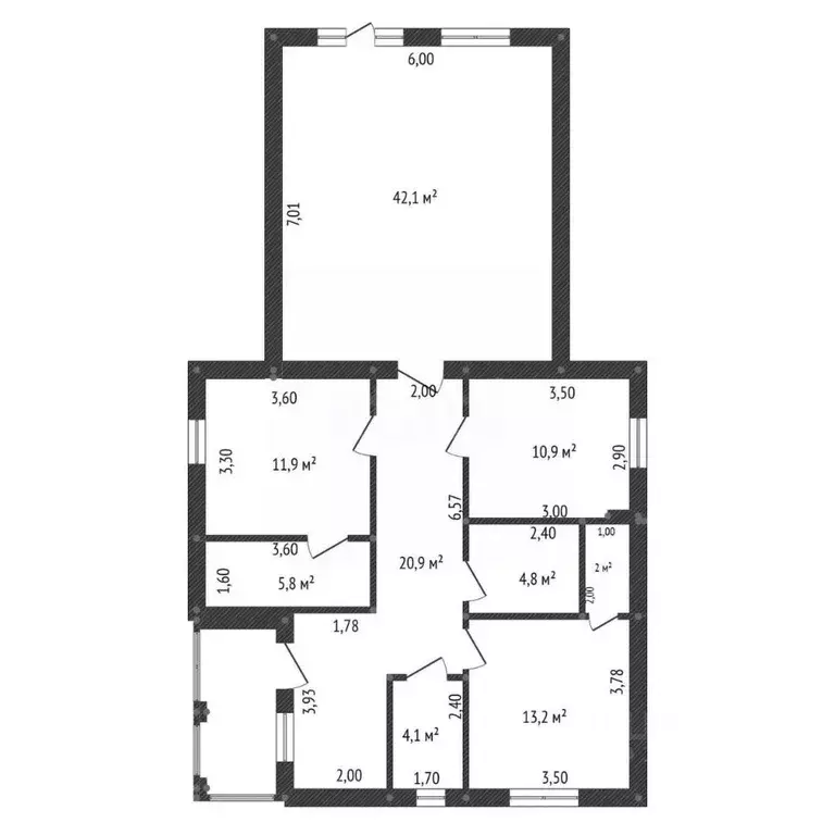 Дом в Башкортостан, Уфа городской округ, с. Нагаево ул. Михаила ... - Фото 2