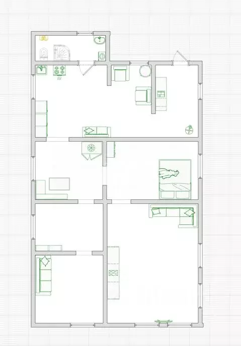 Дом в Омская область, Омск ул. 2-я Челюскинцев, 68 (88 м) - Фото 2