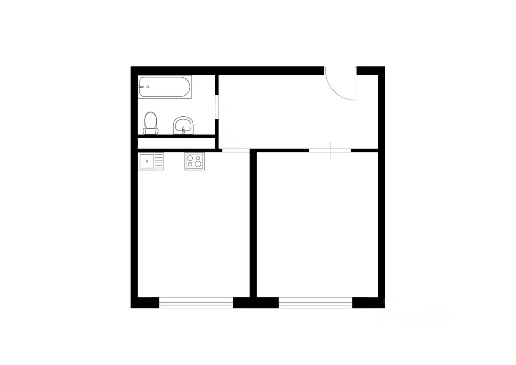 1-к кв. Московская область, Котельники ул. Строителей, 5 (57.0 м) - Фото 2