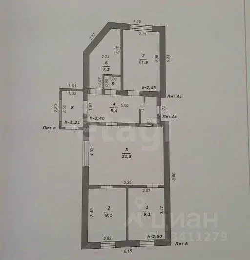 Дом в Белгородская область, Белгородский район, Поселок Октябрьский ... - Фото 2