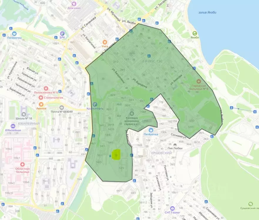 1-к кв. Иркутская область, Иркутск ул. Багратиона, 52 (33.4 м) - Фото 2