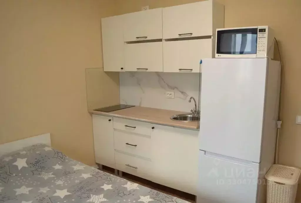 Студия Санкт-Петербург ул. Пахомовская, 25 (17.0 м) - Фото 2