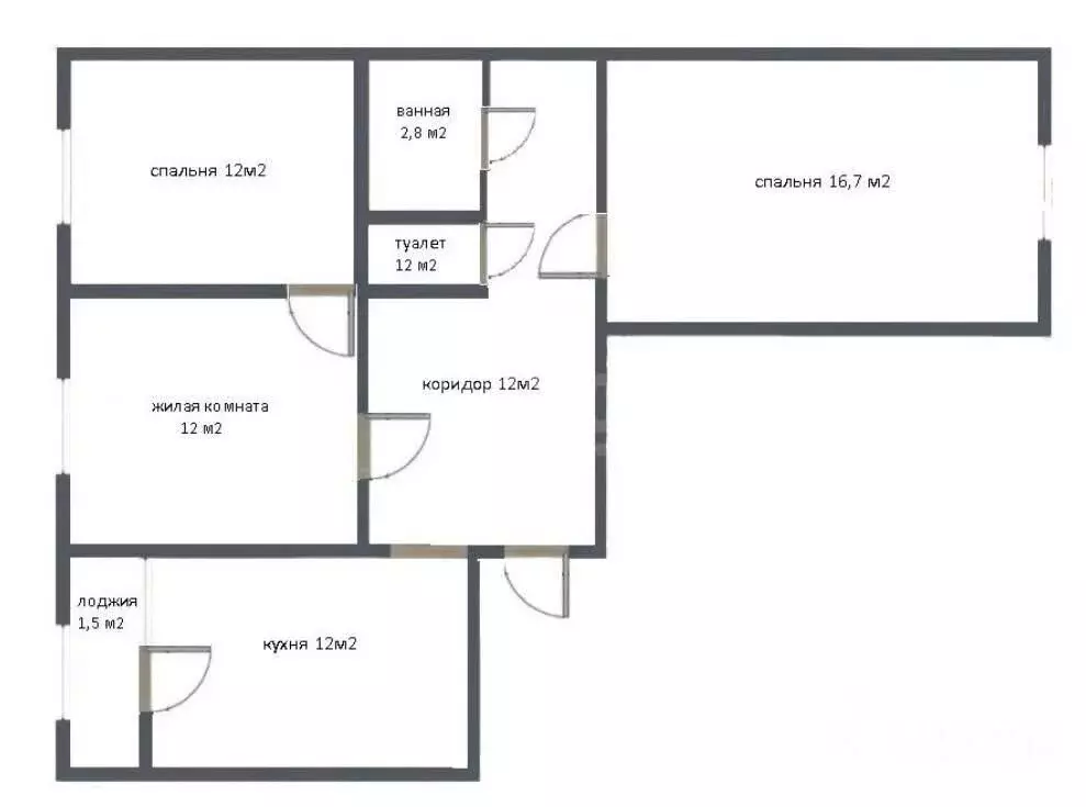2-комнатная квартира: городской посёлок Новоселье, улица Мелиораторов, ... - Фото 1