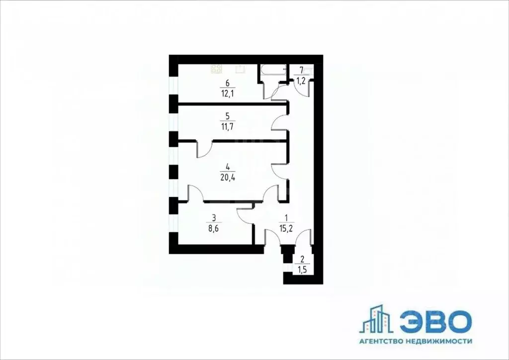 3-к кв. Санкт-Петербург Таврическая ул., 31-33Б (70.7 м) - Фото 1