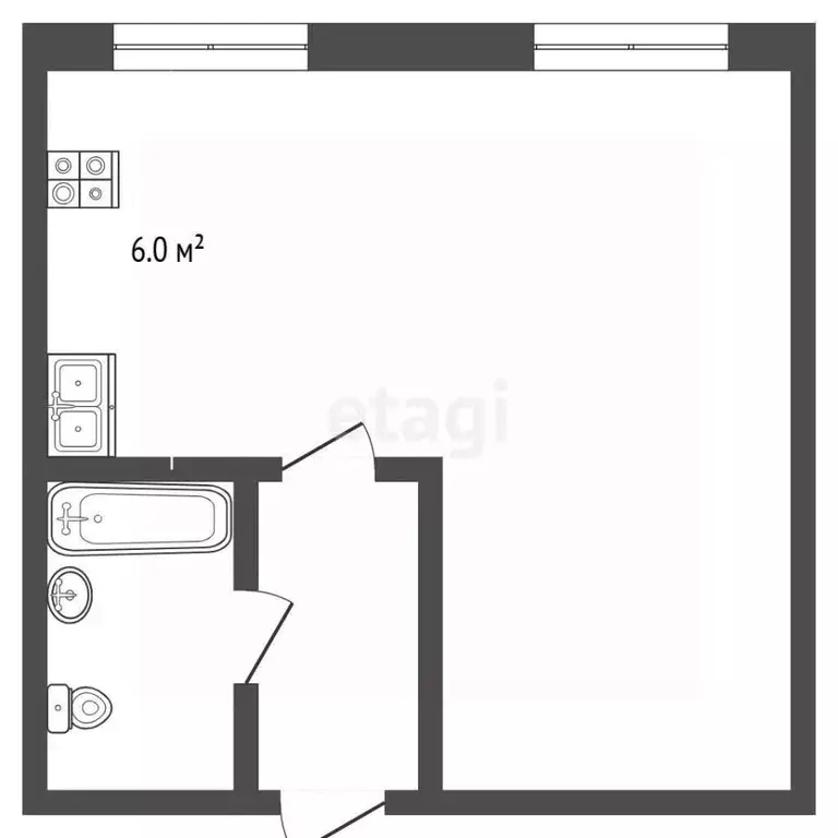 Студия Свердловская область, Талицкий городской округ, пос. Троицкий ... - Фото 1