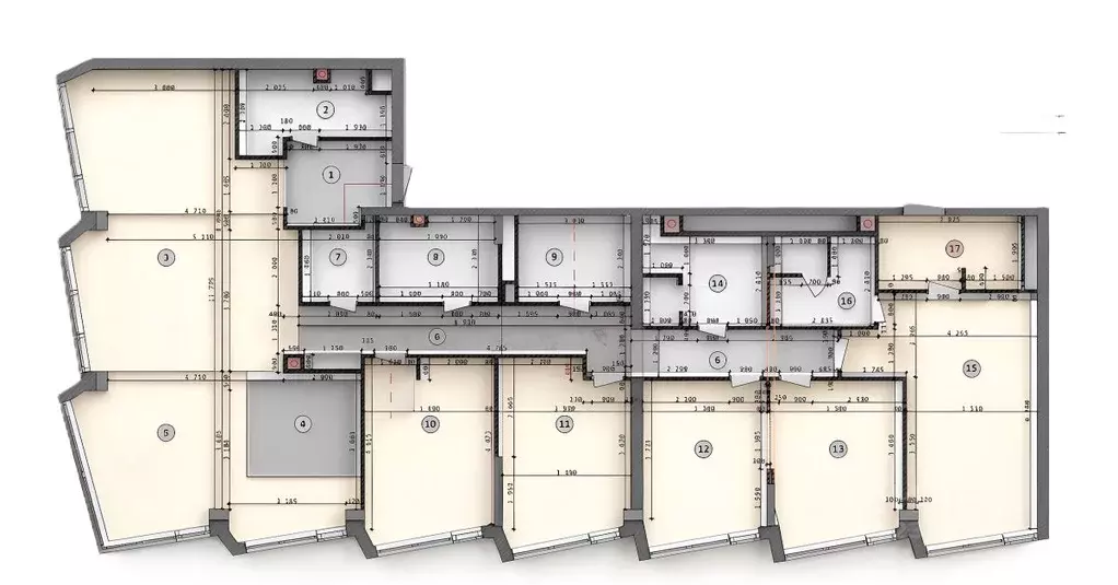 6-к кв. Москва Летниковская ул., 11к1 (238.9 м) - Фото 2