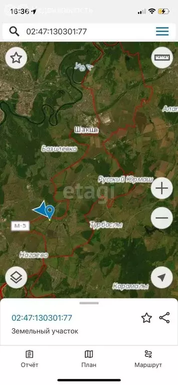 Участок в Уфимский район, Русско-Юрмашский сельсовет, деревня Бурцево ... - Фото 2