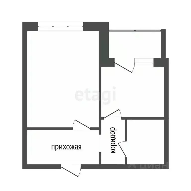 1-к кв. Воронежская область, Воронеж ул. 9 Января, 231Е (32.3 м) - Фото 1