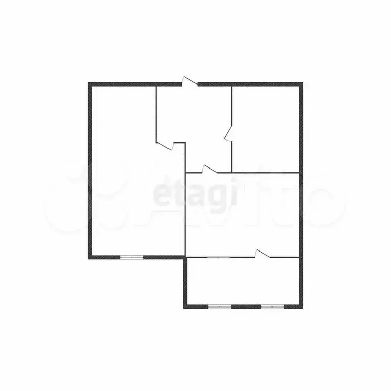 1-к. квартира, 32,4 м, 2/4 эт. - Фото 0