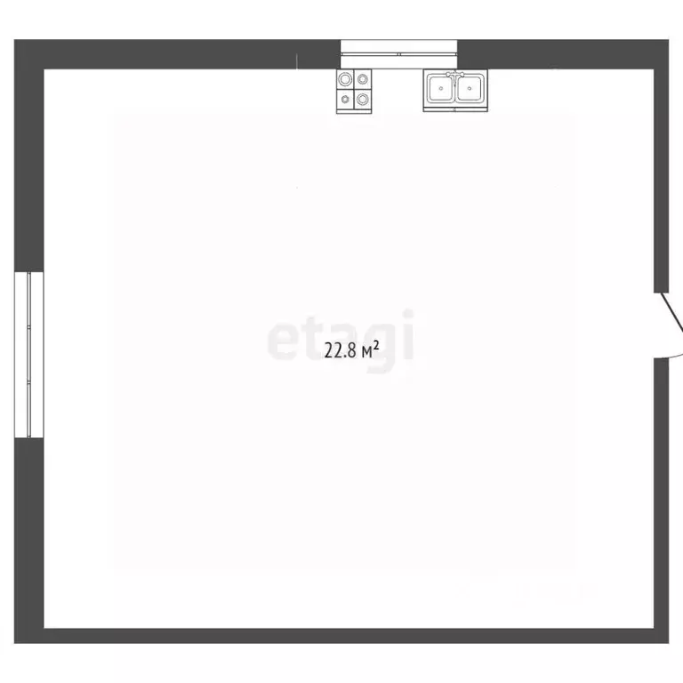 Комната Нижегородская область, Выкса Гоголя мкр, 11 (22.8 м) - Фото 1