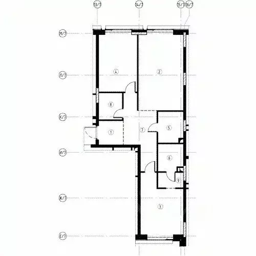 2-к кв. Москва ул. Петра Кончаловского, 7к1 (81.0 м) - Фото 1