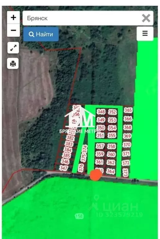 Участок в Брянская область, Карачевское городское поселение, пос. ... - Фото 2