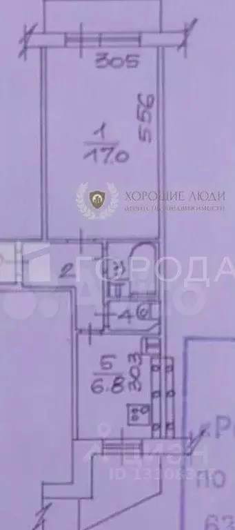 1-к кв. Новосибирская область, Новосибирск ул. Кропоткина, 118/5 (31.5 ... - Фото 1
