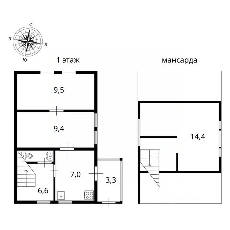 Коттедж в Ленинградская область, Киришский район, Кусинское с/пос, ... - Фото 2
