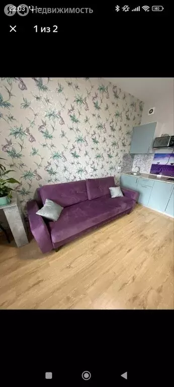 Квартира-студия: Санкт-Петербург, Плесецкая улица, 10 (21.5 м) - Фото 2