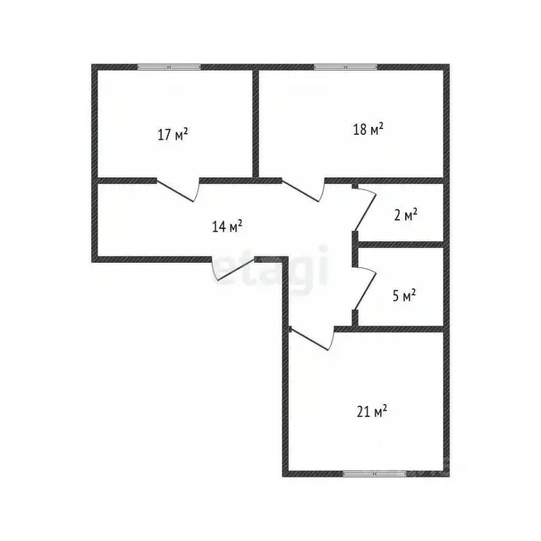 2-к кв. Дагестан, Махачкала ул. Хизроева, 148А (77.0 м) - Фото 1