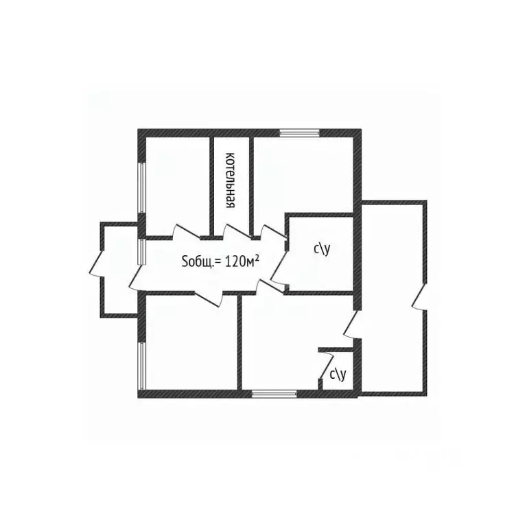 Дом в Брянская область, Брянский район, Отрадненское с/пос, с. ... - Фото 2